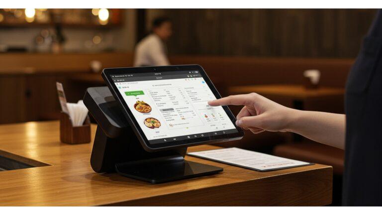 Restaurant using POS system