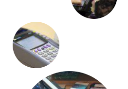 A collage of pictures with different types of devices.